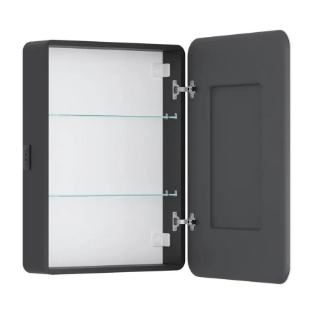 Eltoro LED 60 зеркало-шкаф EQUIL [szELTR60], Черный, правый