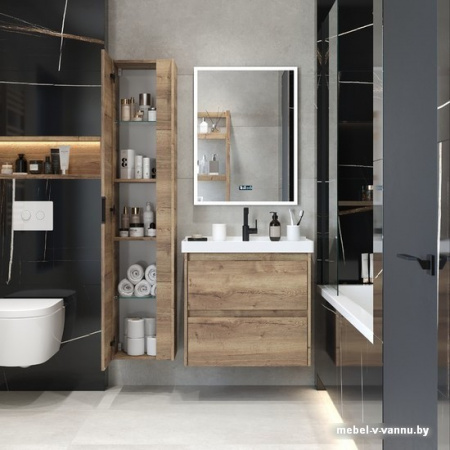 Briz Тумба подвесная Берн 60 с умывальником Грэйс