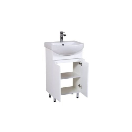 КВАДРО 50 тумба Аква Родос с умывальником ЛОТОС 50 (АР0001934)