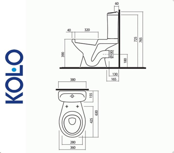 Kolo IDOL 1902600U Унитаз напольный для ванной комнаты