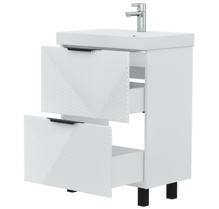 Geometry 60.2Y (9696) тумба VOLNA [tnGEOMETRY60.2Y-01], Белый матовый