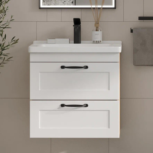 Lago 70.2Y (Миранда/Фостер) тумба EQUIL [tpLAGO70.2Y-04], Белый матовый/Дуб сонома