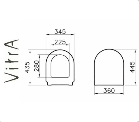 Vitra S50 Сиденье с крышкой для унитаза для ванной комнаты