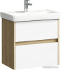 Aqwella Тумба City 60 CI0106DB с умывальником Moduo Slim 60 UM-MOD60SL/1