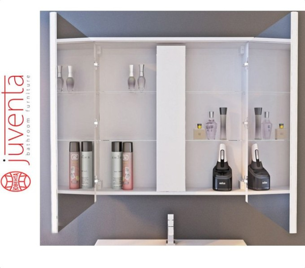 МОНЗА MnМС-90 зеркало-шкаф Juventa (4820142274239)