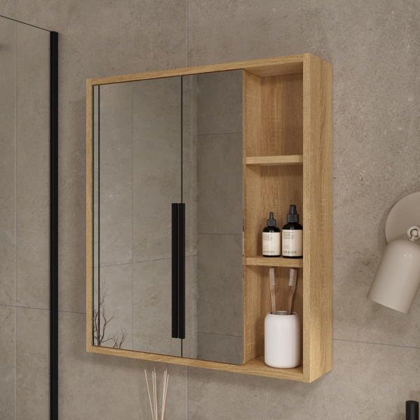 Osmond 60 зеркало-шкаф VOLNA [szOSMOND60], Дуб сонома