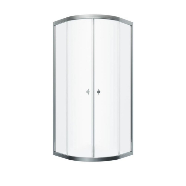 Душевой уголок Triton Альфа Хром А1 100х100 без поддона (прозрачное стекло)