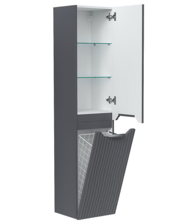 Mirage 36.R Пенал подвесной с корзиной EQUIL [ppMIRAGE36.R.KZ-07], Графит