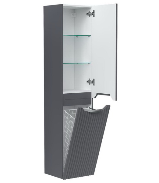 Mirage 36.R Пенал подвесной с корзиной EQUIL [ppMIRAGE36.R.KZ-07], Графит