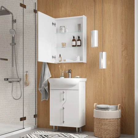 Bruno 45 зеркало-шкаф VOLNA [szBRUN45]