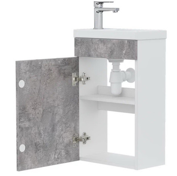 Vario Z.40.1D (Миранда) тумба VOLNA [tpVARIO.Z40.1D-09], Цемент (Бетон)