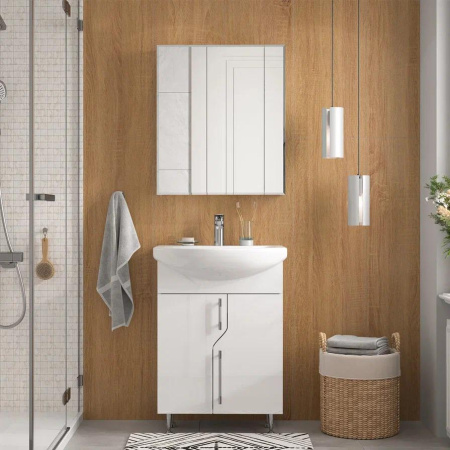 Bruno 60 зеркало-шкаф VOLNA [szBRUN60-01]