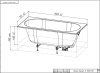 БОРНЕО 150х75 ванна Belux [4810924300843] Белый матовый (18)