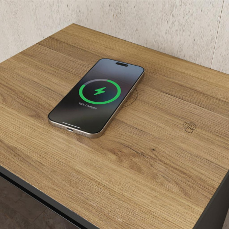 Strong 36 Полупенал подвесной EQUIL [рpSTRONG36.R/L-35], со столешницей, Дуб черный