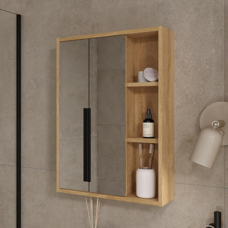 Osmond 50 зеркало-шкаф VOLNA [szOSMOND50], Дуб сонома