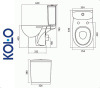 Kolo FREJA L79200 Унитаз напольный для ванной комнаты