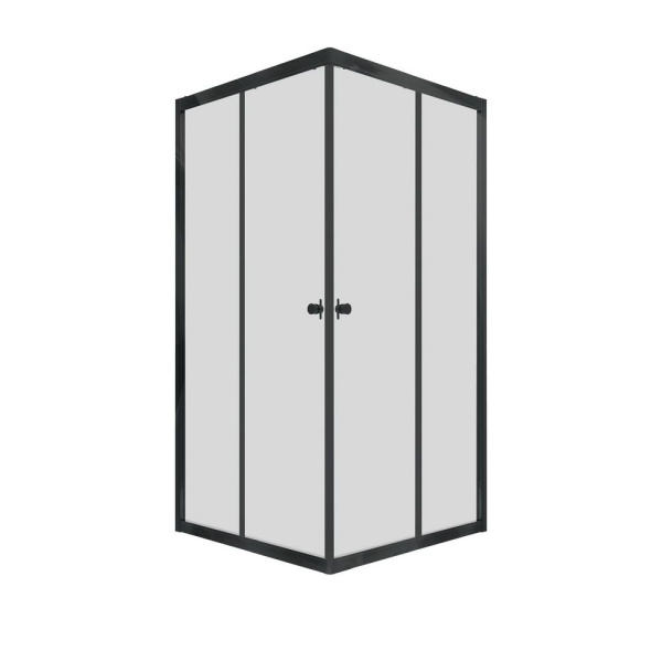 Душевой уголок Triton Вента Блэк А 90х90 без поддона (прозрачное стекло)