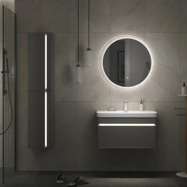 Elegante 36.R Пенал подвесной EQUIL [ppELGNT36.R-25.27], Амарок/Белый