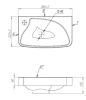 Био 40 умывальник Madera [rkBIO.40-81]