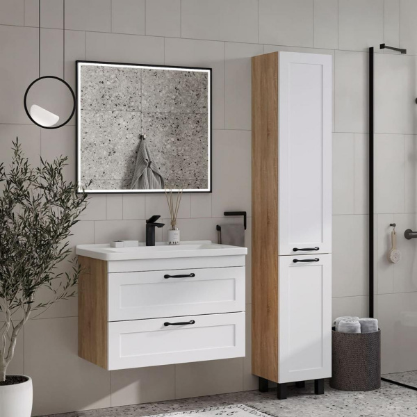 Lago LED 80 зеркало EQUIL [zLAGO80-15], Черный