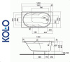 Ванна прямоугольная Kolo LAGUNA 140x70