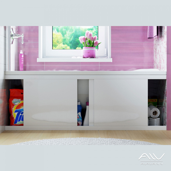 Алаванн CRYSTAL 1500 экран под ванну, эмаль