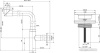Сифон Wellsee Drainage System 182124005 (сифон, выпуск, хром)