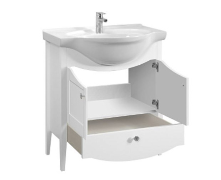 АФИНЫ Н 75-01 Белый матовый (18) тумба Белюкс [4810924260611]