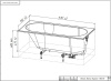 БОРНЕО 150х70 ванна Belux [4810924297433] Белый матовый (18)