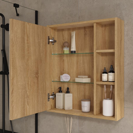 Osmond 60 зеркало-шкаф VOLNA [szOSMOND60], Дуб сонома