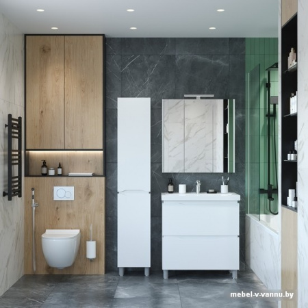 Briz Тумба напольная Милана 60 с умывальником Фостер