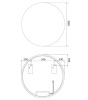 Bild 100 зеркало IDDIS [BIL1000i98], с подсветкой