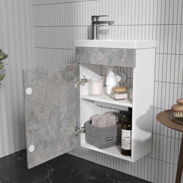 Vario Z.40.1D (Миранда) тумба VOLNA [tpVARIO.Z40.1D-09], Цемент (Бетон)