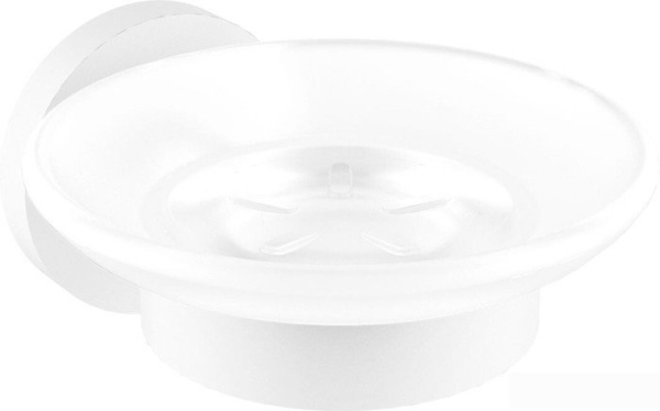 Мыльница Wellsee Finishing Touch 182505000 с держателем (матовый белый)