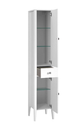 АФИНЫ П 35-01 Белый матовый (18) шкаф-пенал Белюкс [4810924260635]